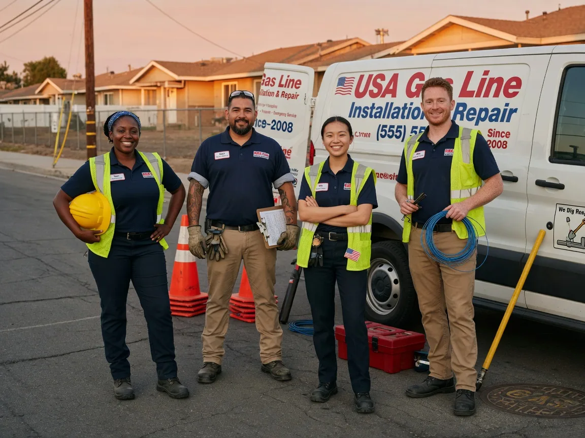 Gas Line Installation company in Pershing, IN